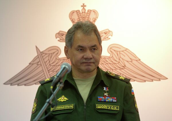 El ministro de Defensa ruso Serguéi Shoigú - Sputnik Mundo