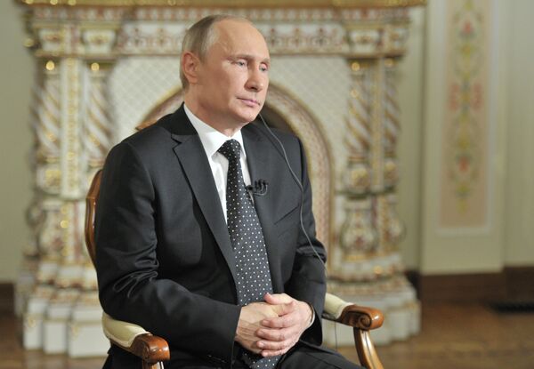 El presidente de Rusia Vladímir Putin - Sputnik Mundo