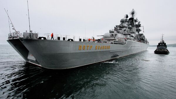 Crucero ruso Pedro el Grande concluye visita a puerto de Chipre - Sputnik Mundo