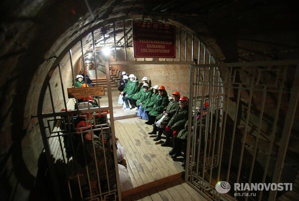 Las minas de sal de Soligorsk, un centro médico bajo la tierra - Sputnik Mundo
