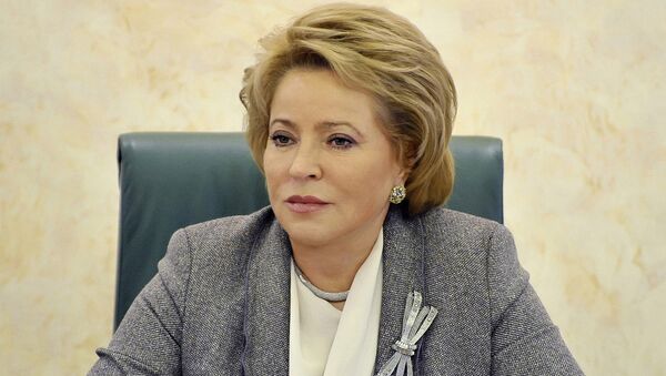 La presidenta del Senado ruso, Valentina Matvienko - Sputnik Mundo