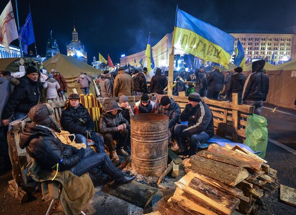 Manifestaciones antigubernamentales en Kiev - Sputnik Mundo