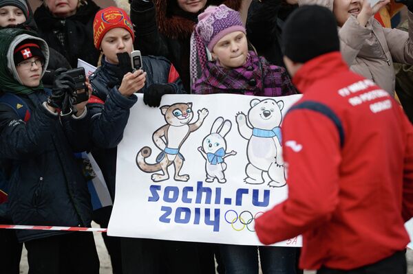 Ruta de la antorcha olímpica de los Juegos Olímpicos de Sochi 2014 - Sputnik Mundo