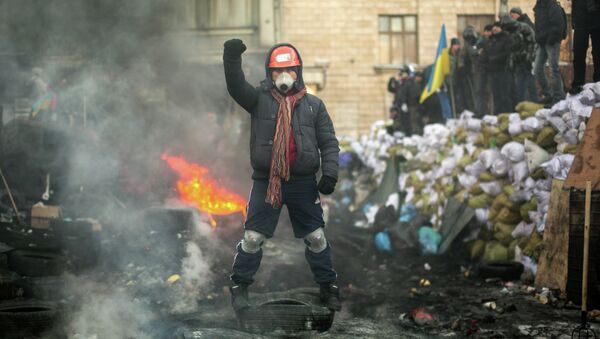 La mitad de los rusos ven la mano de Occidente tras protestas en Ucrania - Sputnik Mundo