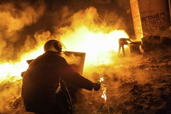 Las protestas en Ucrania - Sputnik Mundo