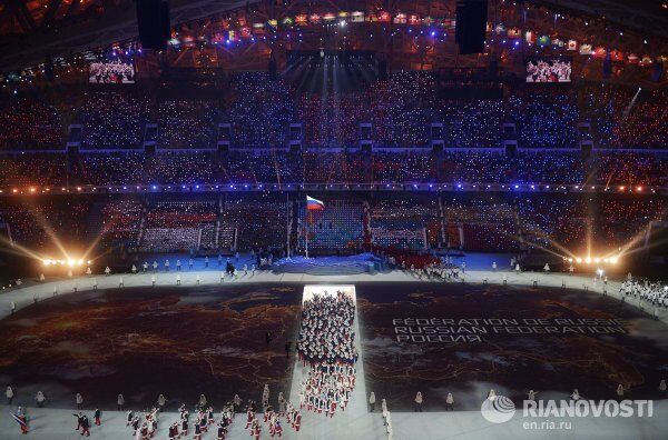 Ceremonia de apertura de los JJOO de Sochi 2014 - Sputnik Mundo
