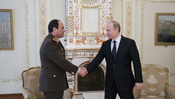 Putin desea a Al Sisi victoria en las urnas - Sputnik Mundo