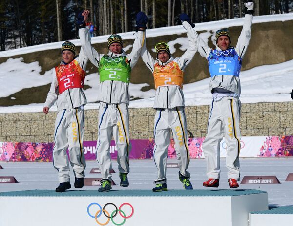 Medallistas de la novena jornada de Sochi 2014 - Sputnik Mundo