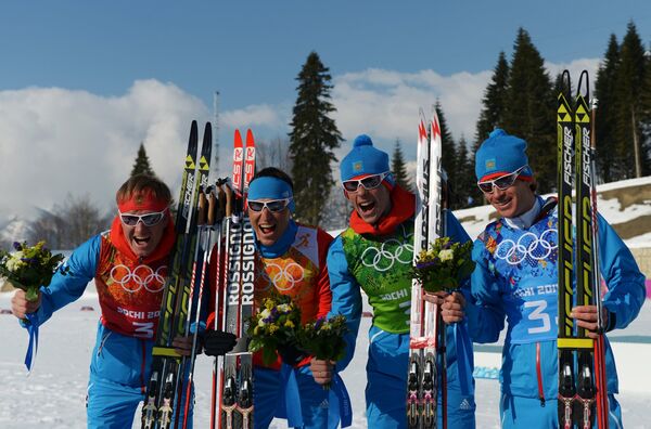Medallistas de la novena jornada de Sochi 2014 - Sputnik Mundo