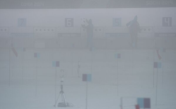 Las pistas de Sochi cubiertas de niebla - Sputnik Mundo