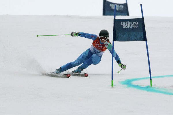 La esquiadora eslovena Tina Maze se convierte en doble campeona olímpica en Sochi - Sputnik Mundo