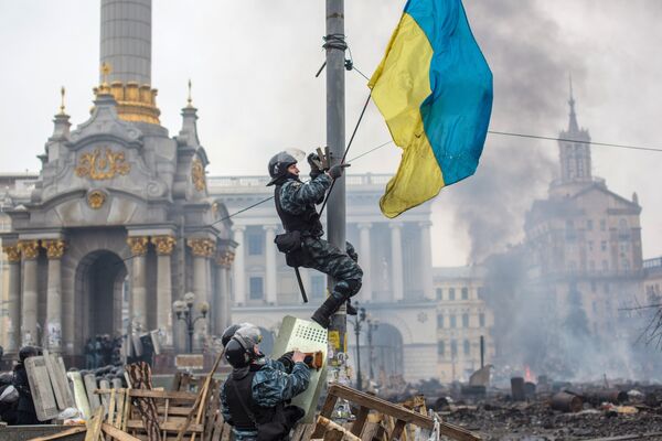Disturbios en Kiev y otras ciudades de Ucrania - Sputnik Mundo