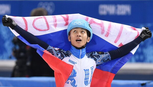 Víctor An gana para Rusia el oro en 500 metros de short track - Sputnik Mundo