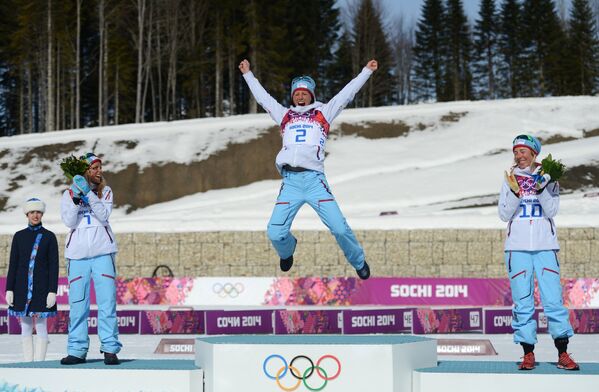 Medallistas de la penúltima jornada de Sochi 2014 - Sputnik Mundo