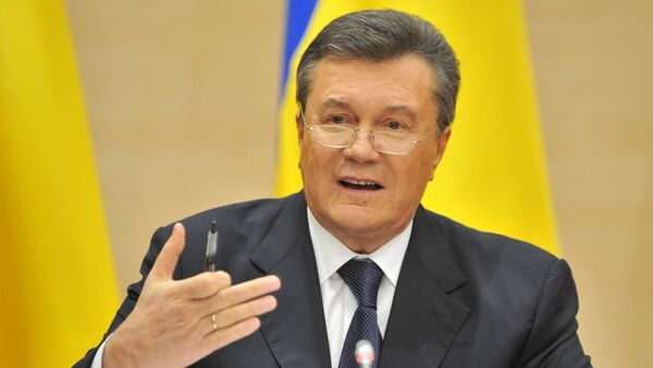 El depuesto presidente ucraniano Víctor Yanukóvich - Sputnik Mundo