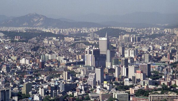 Вид на город Сеул с горы Намсан - Sputnik Mundo