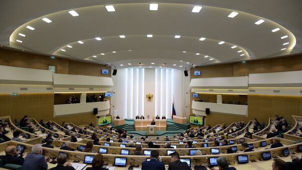 En Consejo de Federación (Senado) ruso - Sputnik Mundo