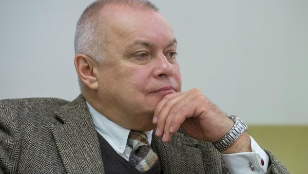 Dmitri Kiseliov, director general de la agencia internacional Rossiya Segodnya - Sputnik Mundo