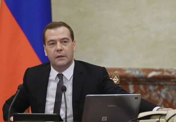 Jefe del Gobierno ruso, Dmitri Medvédev - Sputnik Mundo