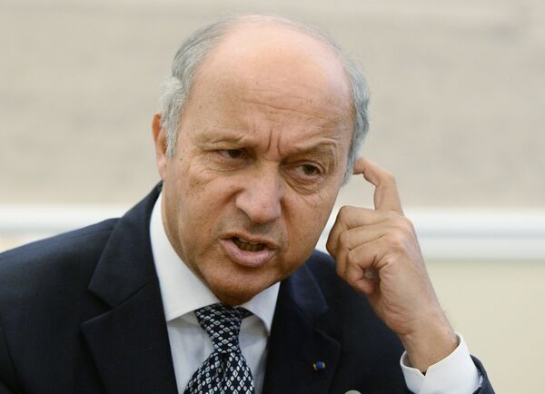 Ministro de Asuntos Exteriores de Francia, Laurent Fabius - Sputnik Mundo