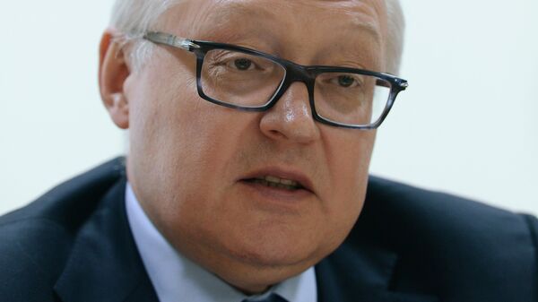Serguéi Riabkov, jefe de la delegación rusa en las negociaciones y viceministro de Exteriores - Sputnik Mundo