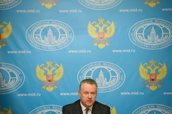 Alexandr Lukashévich, portavoz del Ministerio de Exteriores de Rusia - Sputnik Mundo