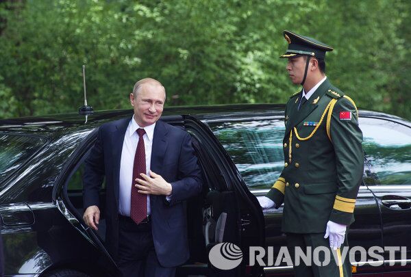 Vladímir Putin en Shanghai - Sputnik Mundo