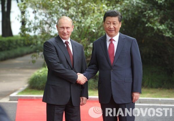 Vladímir Putin en Shanghai - Sputnik Mundo