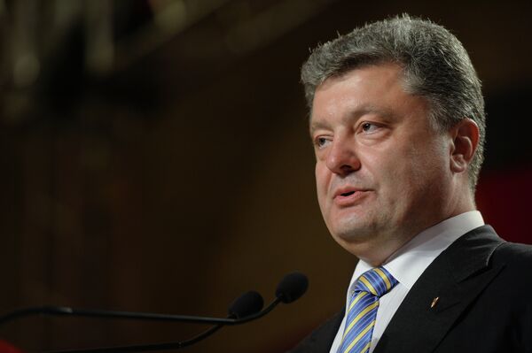 Presidente electo de Ucrania Piotr Poroshenko - Sputnik Mundo