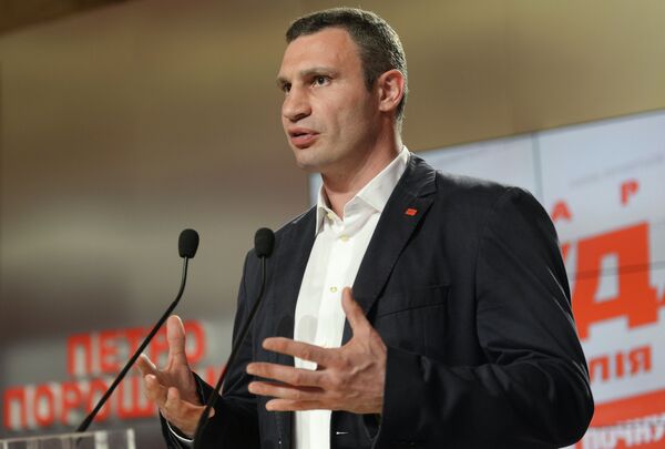El líder del partido ucraniano UDAR, Vitali Klitschko - Sputnik Mundo
