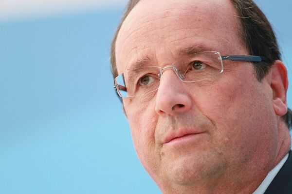 El presidente de Francia François Hollande - Sputnik Mundo