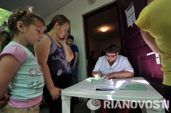 Refugiados ucranianos en la región de Rostov - Sputnik Mundo