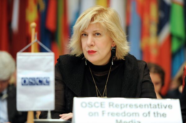 Representante para la libertad de la prensa de la Organización para la Seguridad y la Cooperación en Europa (OSCE) Dunja Mijatovic - Sputnik Mundo