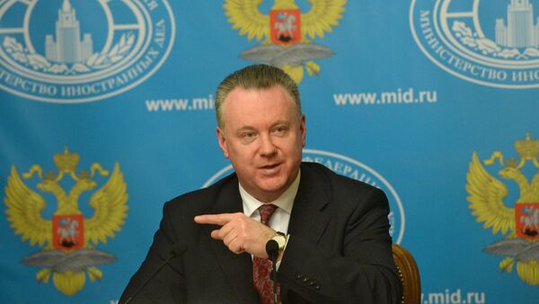 Alexandr Lukashévich, portavoz del Ministerio de Asuntos Exteriores de Rusia - Sputnik Mundo