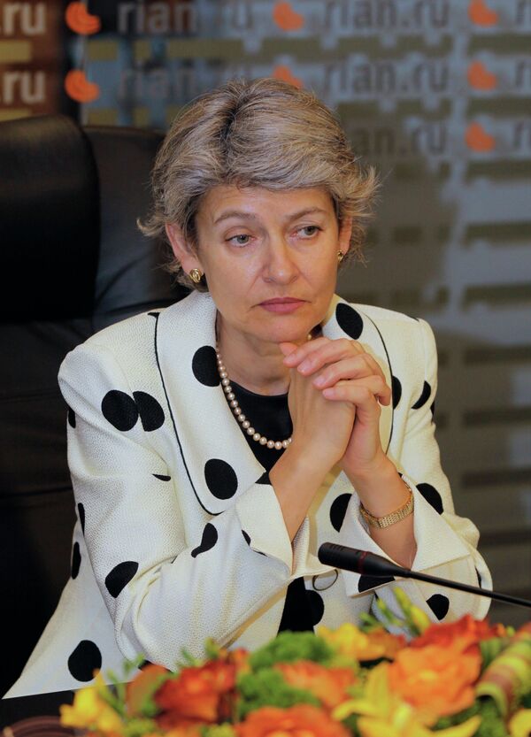 La directora de la UNESCO, Irina Bokova - Sputnik Mundo