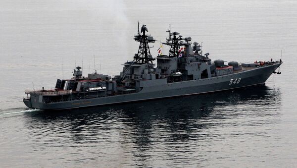 Buque antisubmarino Almirante Pantelévev - Sputnik Mundo