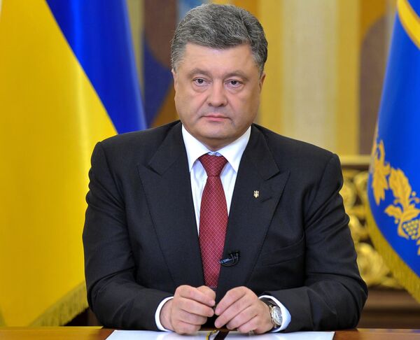 Presidente de Ucrania, Petró Poroshenko - Sputnik Mundo