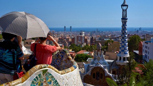 El Parque Güell, la obra de Antonio Gaudí en Barcelona - Sputnik Mundo