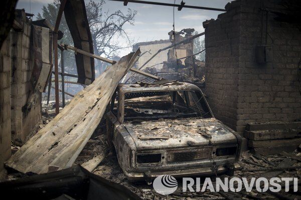 Kramatorsk y el poblado Lugánskaya tras el bombardeo - Sputnik Mundo