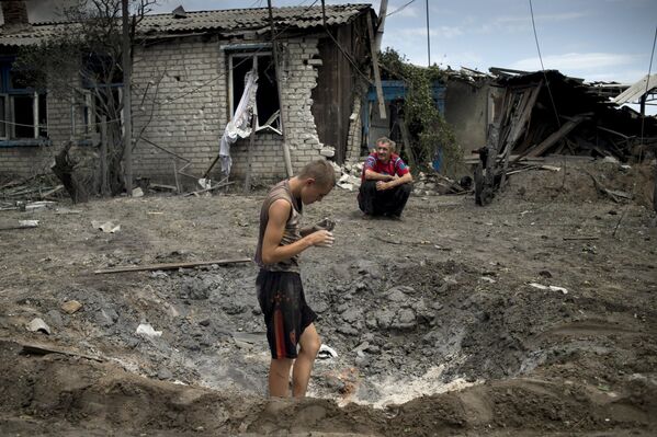 Kramatorsk y el poblado Lugánskaya tras el bombardeo - Sputnik Mundo