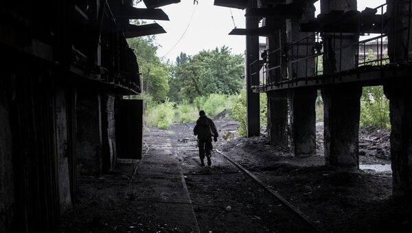 Una mina en Donetsk - Sputnik Mundo