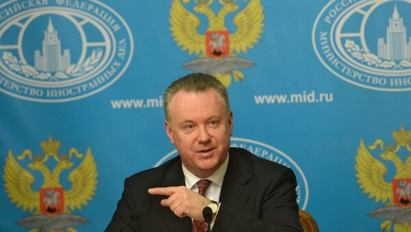 Alexander Lukashevich, portavoz del Ministerio de Exteriores ruso - Sputnik Mundo