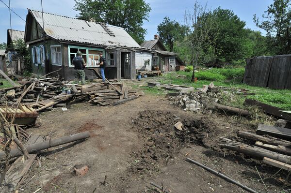 El 13 de julio, dos misiles impactaron contra viviendas en la ciudad rusa de Donetsk - Sputnik Mundo