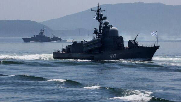 La Armada rusa efectúa ejercicios navales en el Pacífico - Sputnik Mundo