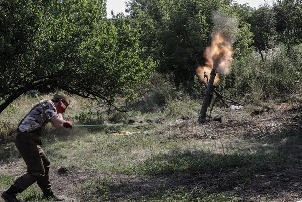 Combates en la región de Donetsk - Sputnik Mundo