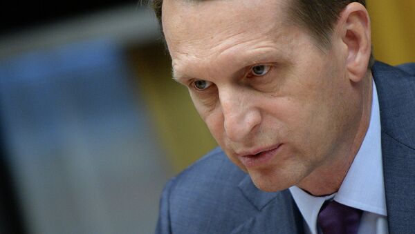 Serguéi Narishkin, presidente de la Duma del Estado (cámara baja del Parlamento) de Rusia - Sputnik Mundo