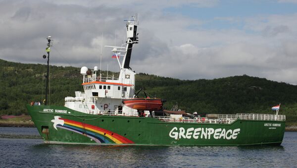 Greenpeace denuncia la represión del Gobierno español a sus acciones en Canarias - Sputnik Mundo