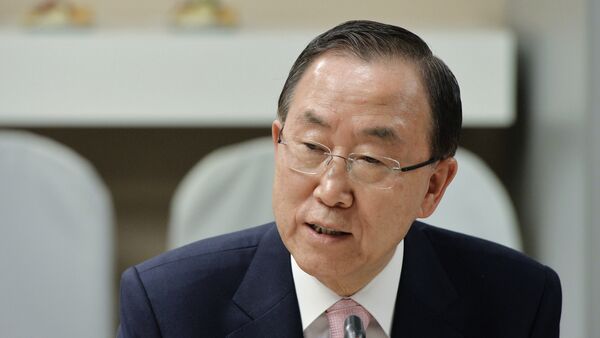 Ban Ki-moon, el secretario general de la ONU, - Sputnik Mundo