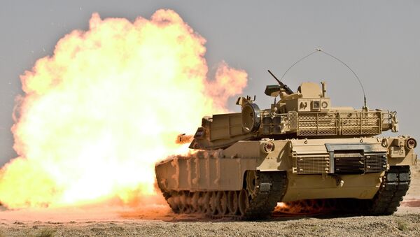 Tanque estadounidense M1A1 Abrams en Irak (Archivos) - Sputnik Mundo