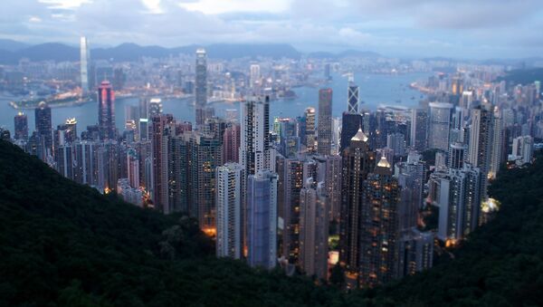 La ciudad de Hong Kong, China - Sputnik Mundo